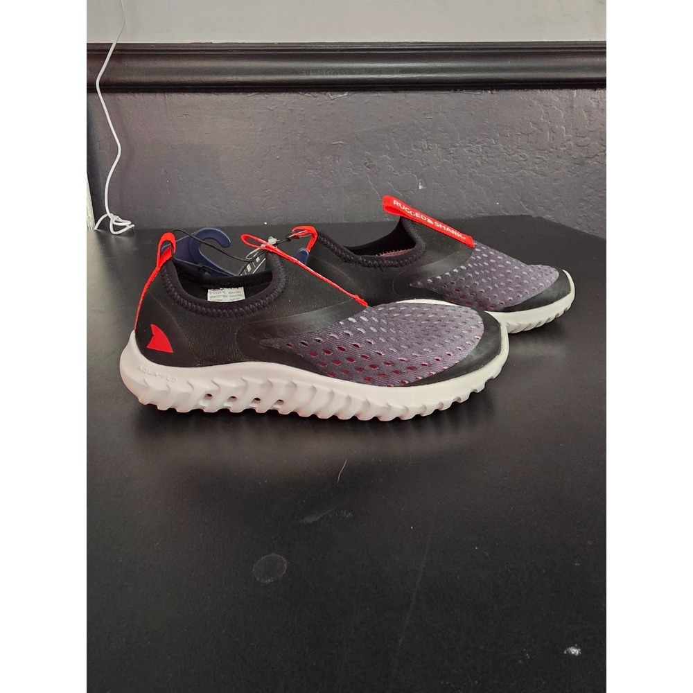 RUGGED SHARK ‎ Boys Shoes SIZE 13 WATER SHOES color Black Grey NEW